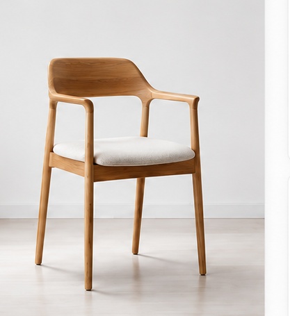 Ash chair source photo used in the MakeSKU batch workflow